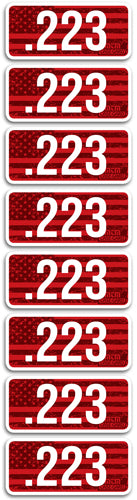 Mtm Ammo Caliber Labels .223 - 8-pack