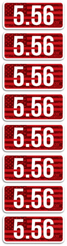 Mtm Ammo Caliber Labels 5.56 - 8-pack