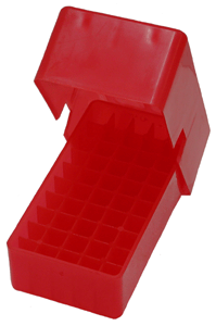 Mtm Ammo Box .38/.357 50-rnds. - Slip Top Style