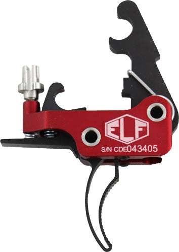 Elftmann Trigger Ar-10 Match - Curved Finger Adj 2.75-4lbs.