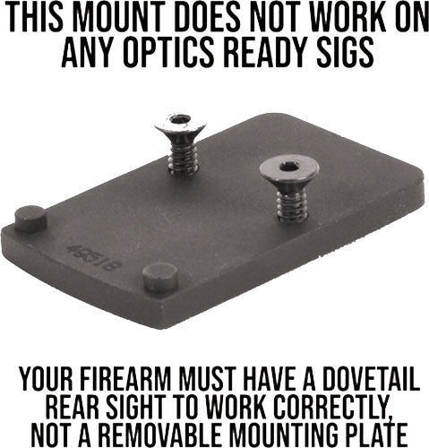 Egw Scope Mount Trijicon Rmr - For Sig P220-229 & 320 Black