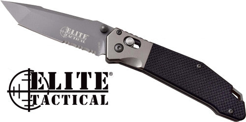 Mc Elite Tactical Savior 3.5" - Tanto Plain Edge Fldr Black/ss