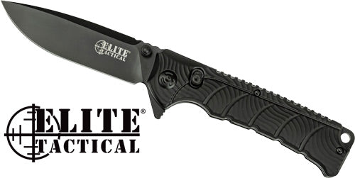 Mc Elite Tactical Backdraft - 3.5" Drop Pnt Flder Blk/blk!