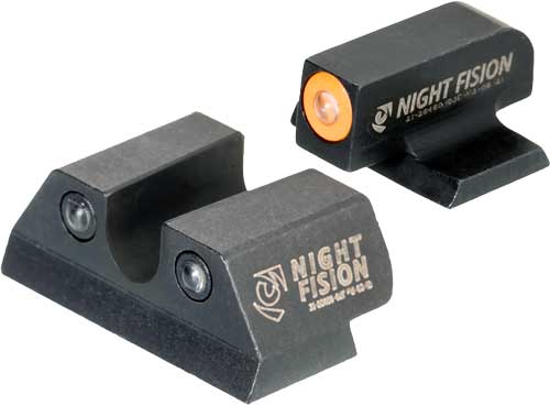 Night Fision Tritium Orange - Ring "u" Notch Fn 509 Set