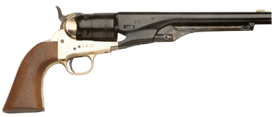 Traditions Bp Revolver 1860 - Colt Army .44 Cal 8" Brass/wal