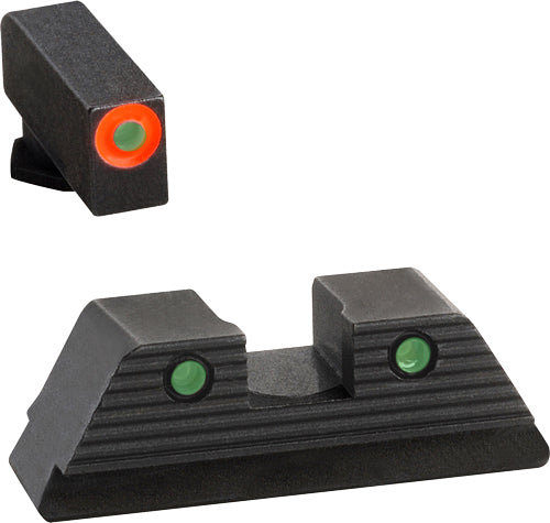 Ameriglo Trit Troopr For Glock - 42/43/43x/48 Ornge Pro-glo Fnt