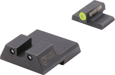Night Fision Tritium Yellowdot - Square Rear H&k Vp/tac P Set