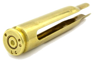 2 Monkey Hat Clip Made From - .308 Shell Casing Brass