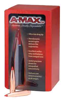 Hornady Bullets 30 Cal .308 - 168gr A-max 100ct 15bx/cs