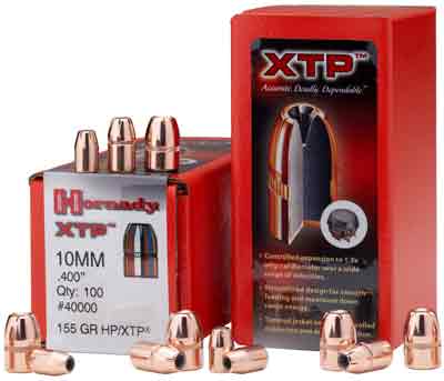 Hornady Bullets 10mm .400 Cal - 155gr Xtp 100ct 25bx/cs