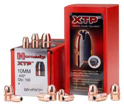 Hornady Bullets 10mm .400 Cal - 200gr Xtp 100ct 15bx/cs