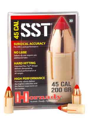 Hornady .45cal Saboted Bullet - .400 200gr Sst 20ct 10bx/cs