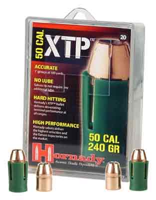 Hornady .50cal Saboted Bullet - .44 240gr. Jhp 20ct 10bx/cs