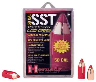 Hornady .50cal Saboted Bullet - 300gr Sst 20ct 10bx/cs