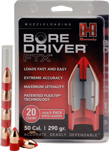 Hornady .50cal Bore Driver - 340gr. Ftx 20-count