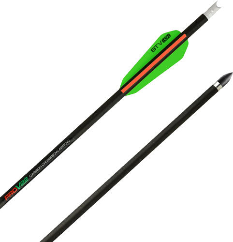 Tenpoint Xbow Arrow Pro-v - 22" Carbon Alpha Nock 6pk