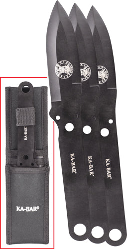 Ka-bar Throwing Knife Set 3 - Pack 9.375" Length