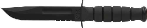 Ka-bar Short Ka-bar 5.25" W/ - Plastic Sheath Serrated Edge