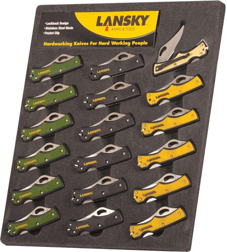 Lansky Sharpeners Small - Lockback Knife Display 18-pack