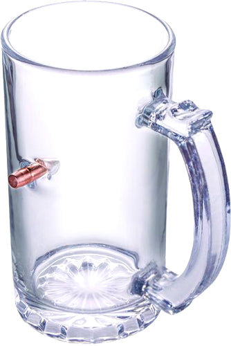 2 Monkey Bullet Pint Mug - With A .308 Cal Bullet<