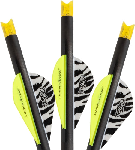 Lumenok Xbow Arrow 20" Carbon - Hd Orange Crescent Nock 3pk