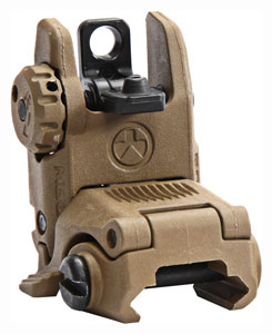 Magpul Sight Mbus Rear - Back-up Sight Polymer Fde!