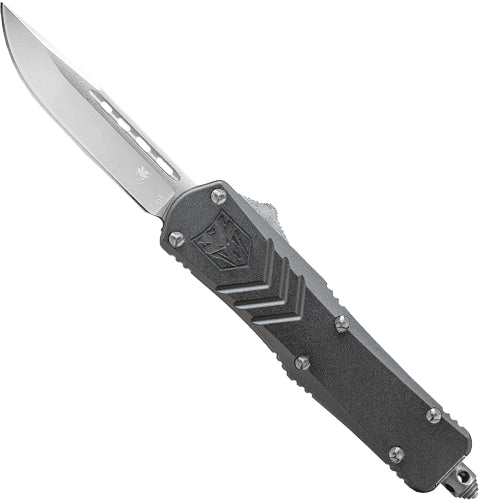 Cobratec Medium Fsx Otf Grey - 3" D2 Steel Drop Point