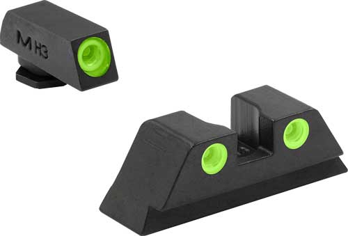 Meprolight Night Sight Fixed - Set Green/orange For Glock 45