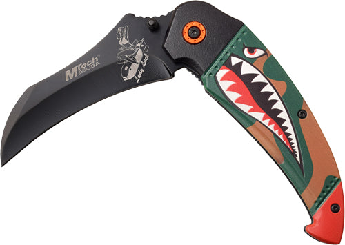 Mc Mtech 3.5" Folder Hawkbill - Blade Shark/bomb Black