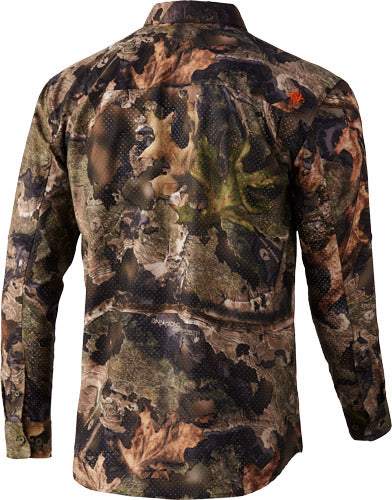 Nomad Stretch Lite Ls Button - Down Mossy Oak Migrate Xx-lrg!