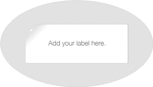 Gss Blank Plastic Oval Tagsfor - Displaying Gun Info 50-pack!