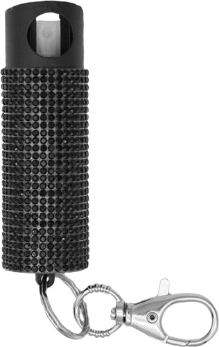 Guard Dog Bling It On Pepper - Spray W/ Bling Design Black