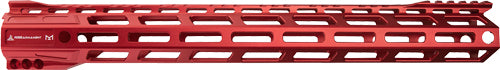 Rise Handguard Skeletonized - 15" M-lok Rise Red Ar-15