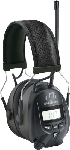 Walkers Muff With Am/fm Radio - & Phone Connection 25db Black
