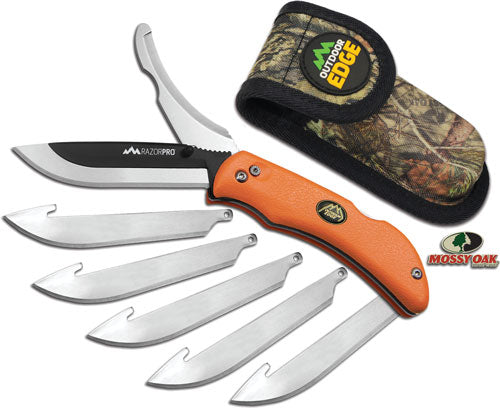 Outdoor Edge Razor Pro 3.5" - Blade/ 3.1" Gut Blade Org Hndl