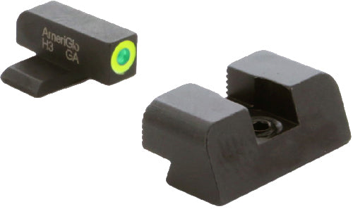 Ameriglo Tritium Protector Set - Green/green Std Sprg Hellcat!