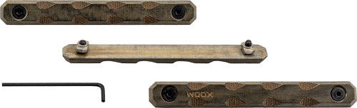 Woox Rail Covers M-lok/keymod - Micarta 3pc Set 4.88"