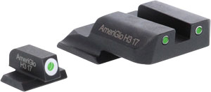 Ameriglo Tritium Classic Set - Green/green S&w M&p (not Pro)