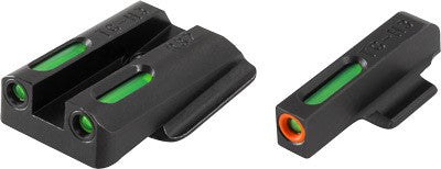 Truglo Sight Set Ruger Lc9/s - Tfx Pro Green/orange Outline