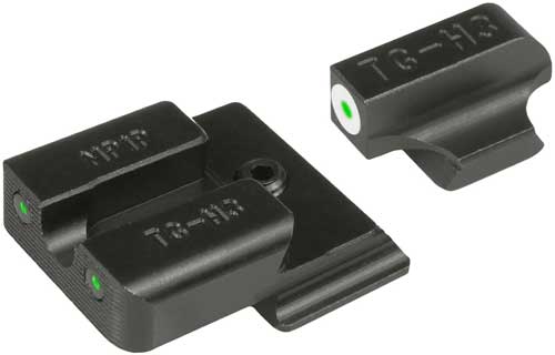 Truglo Sight Set S&w M&p - Tritium Pro White W/ U-notch