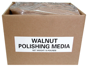 Walnut Polishing Media 10lb - Box