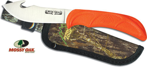Outdoor Edge Wild Skin 4.0" - Guthook Knife W/ Mo Sheath