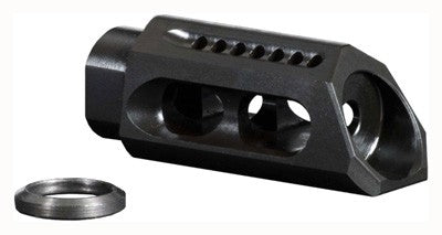 Yhm Slant Muzzle Brake/comp - 6.8/7.62/9mm 1/2x36 Threads
