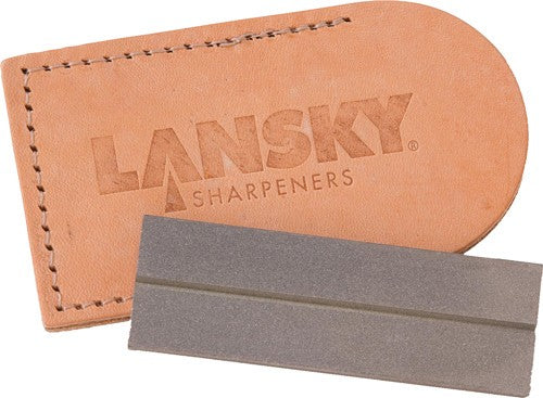 Lansky Sharpeners 3" Diamond - Pocket Stone W/ Leather Pouch