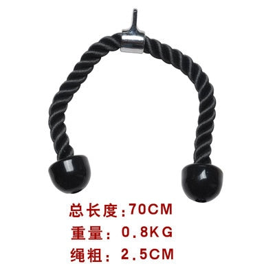 handle Training Rope Pull Down Ropes For Triceps Strength Enhancement